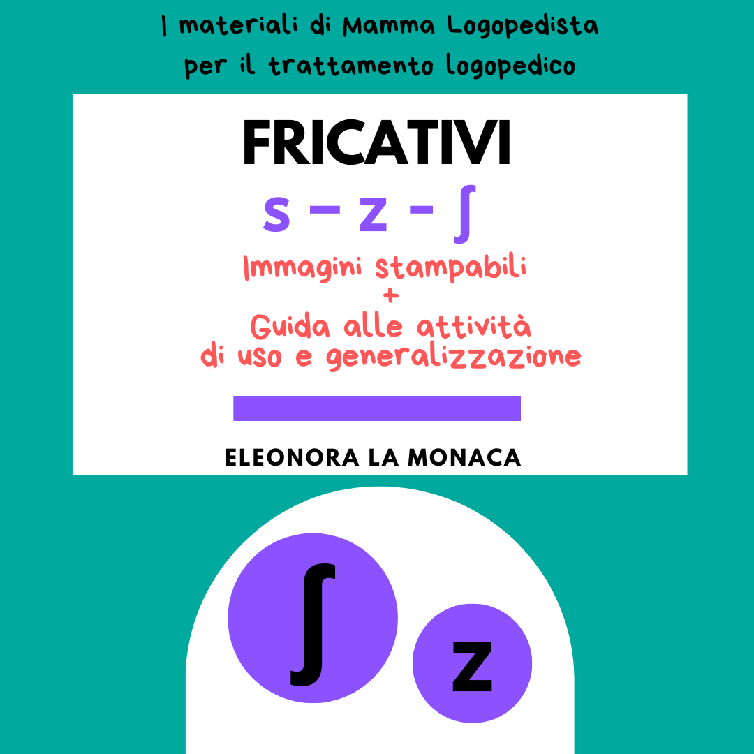 Kit stampabile fricative: s - z - ʃ