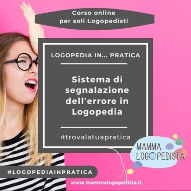 Sistema di segnalazione dell'errore in Logopedia (SSE)