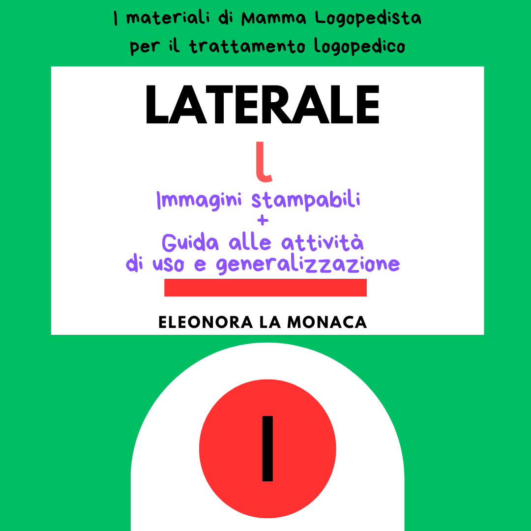 Kit stampabile laterale: l in sillaba, gruppo e articolo