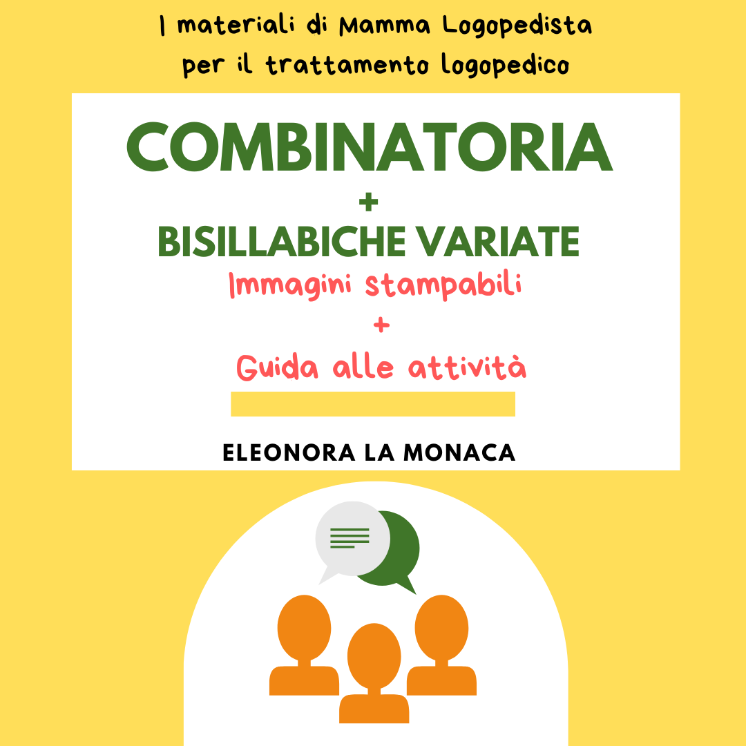 Kit immagini: combinatoria, bisillabiche variate e guida alle attività